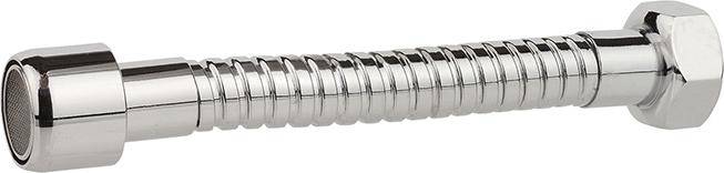 Metall-Schlauch, Chrom, M22IG x 130 mm, mit Mischdüse-0