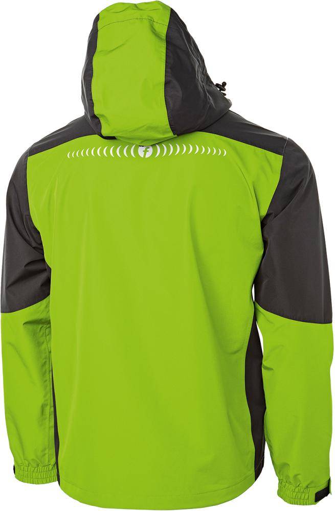 Regenjacke Plus lime/schwarz Gr. 2XL Fortis Elements-1
