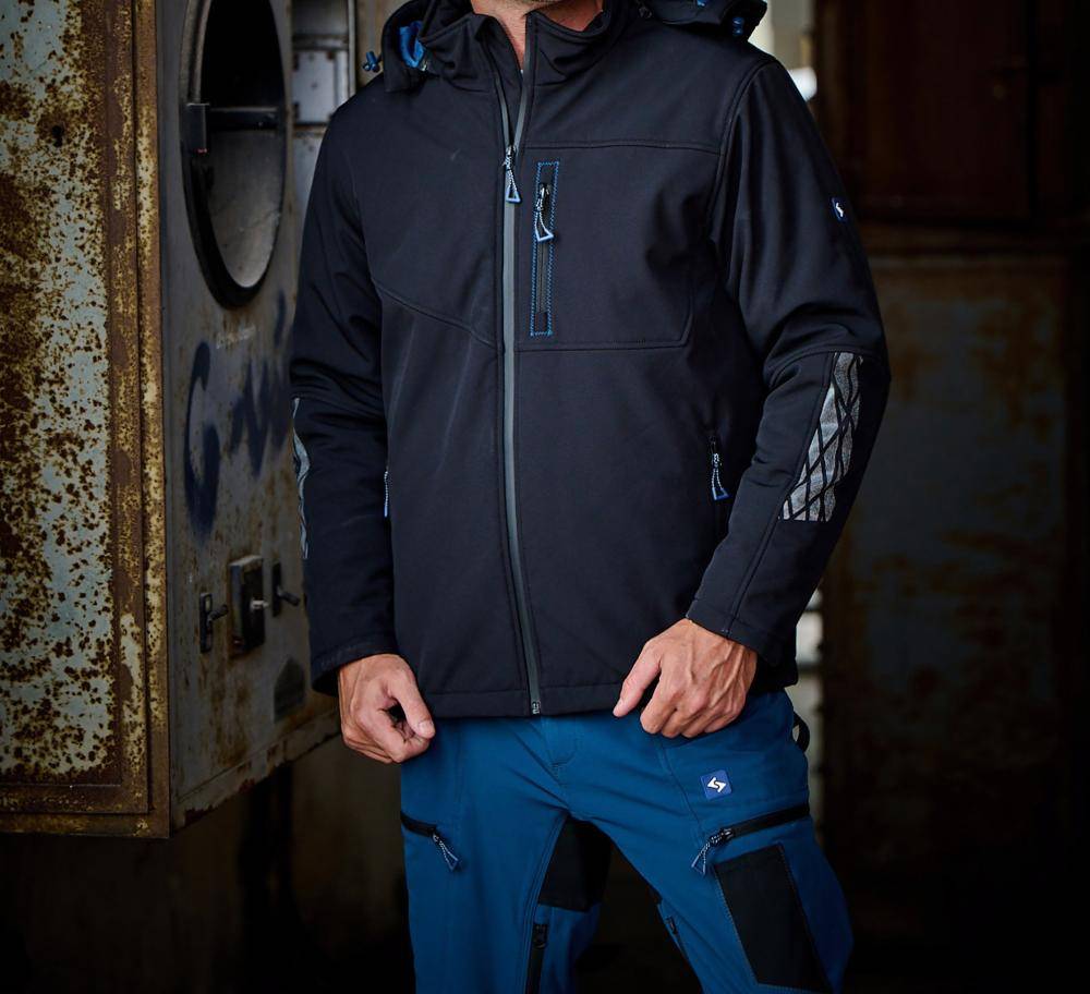SCHEIBLER Thermo-Softshelljacke Expansible 8529 schwarz Gr. M-1