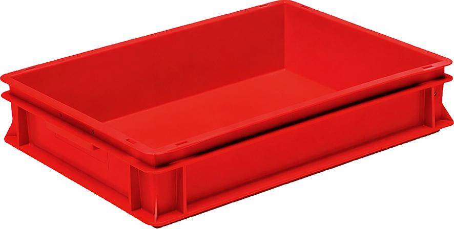 Eurobehälter rot 134 l BxTxH 800x600x325 mm rot RAKO-Behälter-0