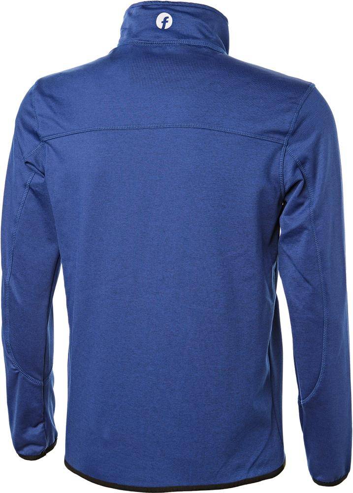 Tech-Fleecejacke kornblau/schwarz meliert Gr. 3XL Fortis Elements-1