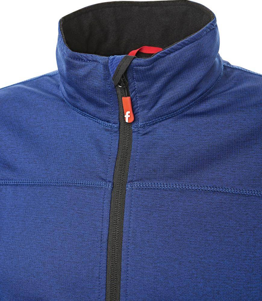 Tech-Fleecejacke kornblau/schwarz meliert Gr. 3XL Fortis Elements-2