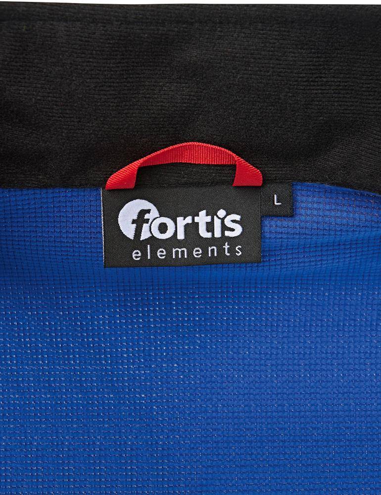 Tech-Fleecejacke kornblau/schwarz meliert Gr. 3XL Fortis Elements-3