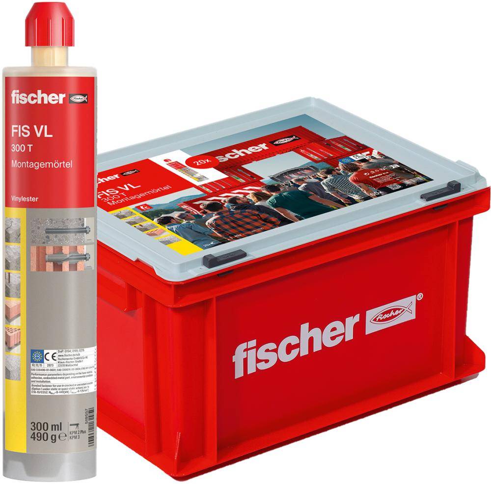 Fischer Handwerkerkoffer Montagemörtel FIS VL 300 T - 553657-0