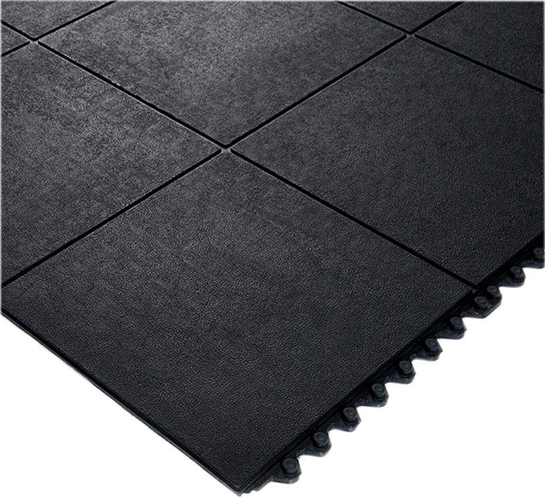 VR TRADE Gummi-Steckmatte900x900x15mm geschlossen schwarz-0