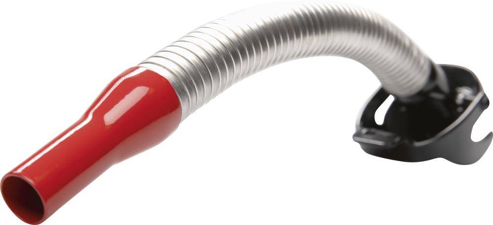 Ausgießer Benzin mit flexiblem Metallrohr schwarz/rot-2