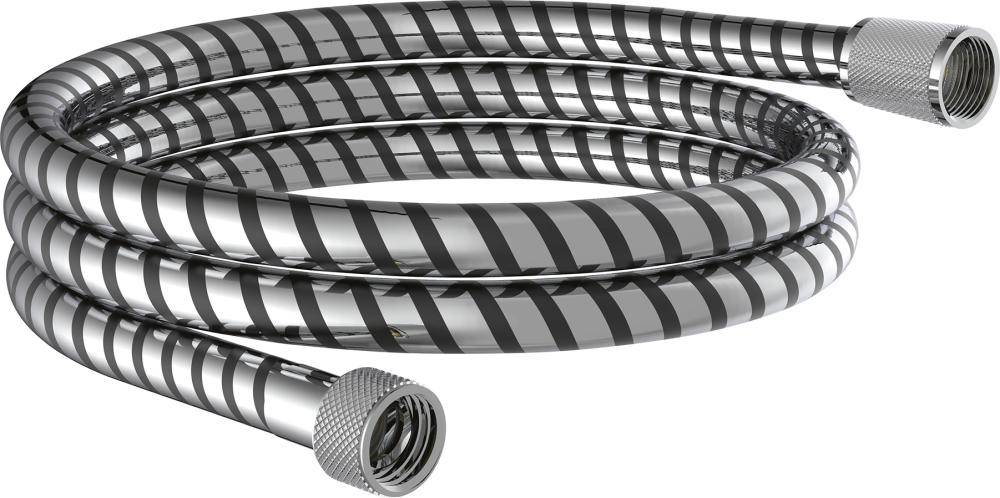 Brauseschlauch 150 cm, Kunststoff, Schwarz/Chrom-0