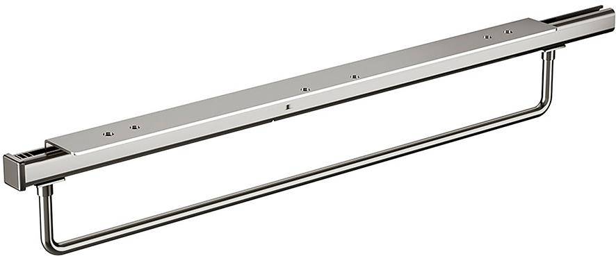 HETTICH Kleiderbügelhalter ausziehbar Quadro Korpustiefe 500mm L497mm silber-0