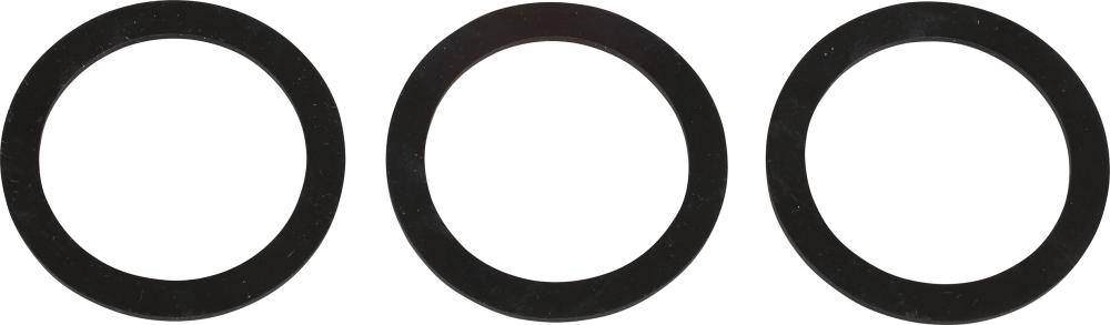 Siphon Flachdichtung Silikon, 35 x 45 x 2 mm für 1 1/2" (3x)-0