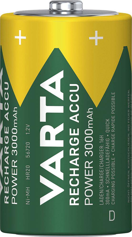 Varta Recharge Accu Power D Blister 2 Mono -Akku NiMH 2 - Akku - Mono (D)-1