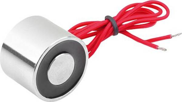MAGNET ELEKTROMAGNET, RUND, D=32 H=22, FORM:B STAHL