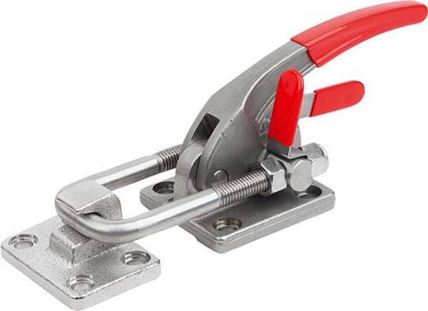 BÜGELSPANNER HORIZONTAL, MIT VERRIEGELUNG, MIT SICHERHEITSVERRIEG. MIT GEGENHALTER, FORM:B, F1=34000,