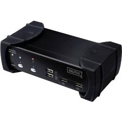 Image of Digitus DS-12820 2 Port KVM-Umschalter DVI USB 1920 x 1200 Pixel