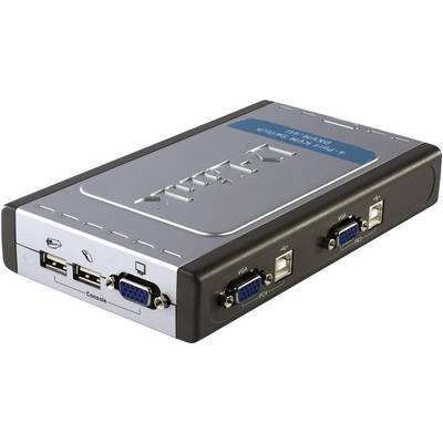 D-Link DKVM-4U 4 Port KVM-Umschalter VGA USB 2048 x 1536 Pixel