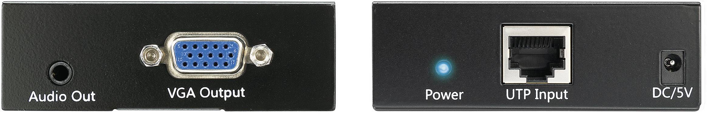 VGA, Klinke Extender (Verlängerung) über Netzwerkkabel RJ45 300 m-3