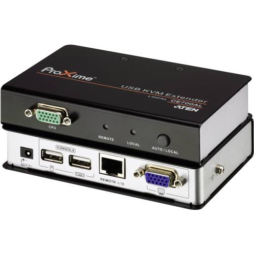 ATEN CE700A VGA, USB-A (USB 2.0) Extender (Verlängerung) über Netzwerkkabel RJ45 150 m