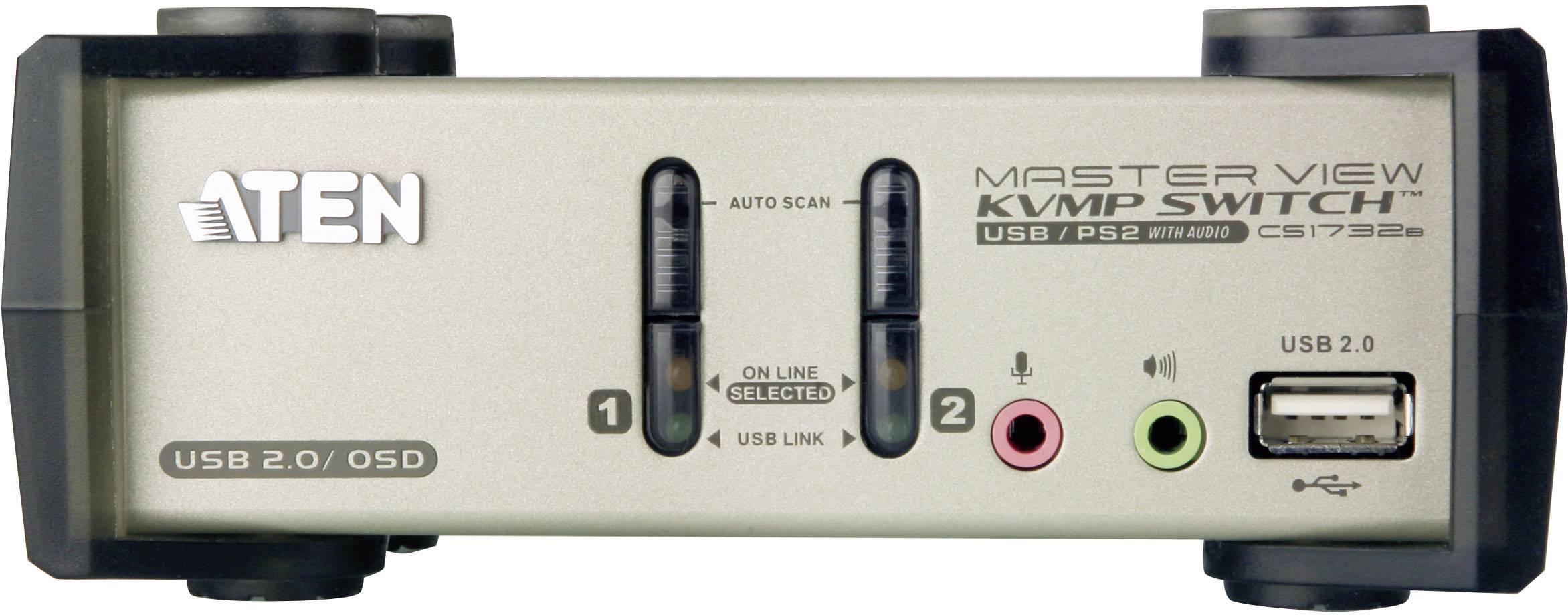 ATEN CS1732B-AT-G 2 Port KVM-Umschalter VGA USB 2048 x 1536 Pixel-1