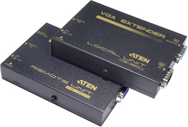 ATEN VE150A-AT-G VGA Extender (Verlängerung) über Netzwerkkabel RJ45 150 m