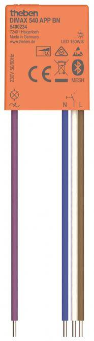 THE DIMAX 540 APP BN UP-Dimmer, App, vernetzbar mit Bluetooth Mesh, 4-Leiter-0