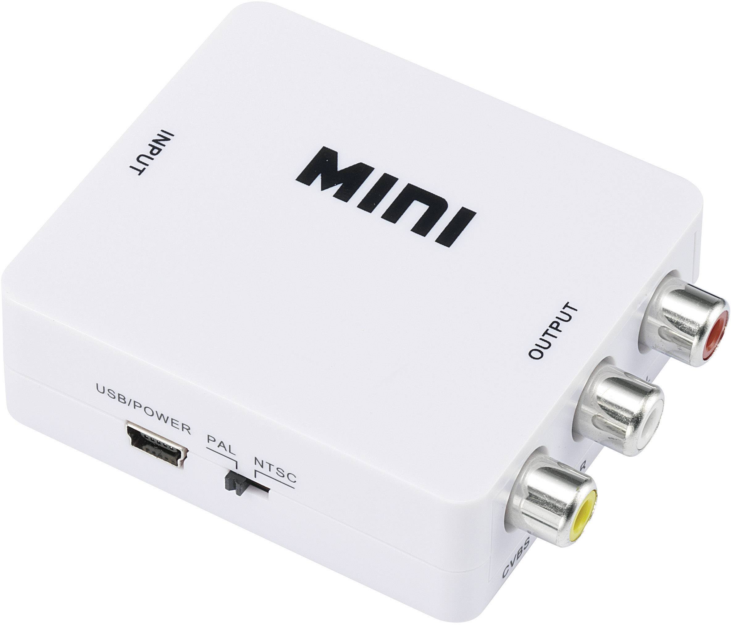 AV Konverter [HDMI - Composite Cinch] 1920 x 1080 Pixel SpeaKa Professional SP-HDMI2AV
