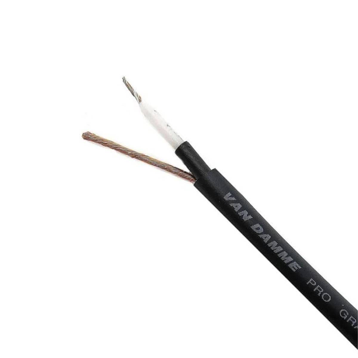 Van Damme XKE Pro-Patch Premium 6.35mm Klinke - Cinch Audiokabel (Neutrik Gold TS / RCA) 0.3m Schwarz-1