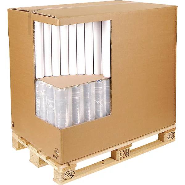 Paletten-Zwischenlagen Wellpappe 1-wellig LxB 780 x 380 mm Palette mit VE 1650 Stk. TAKKT Industrial &-4