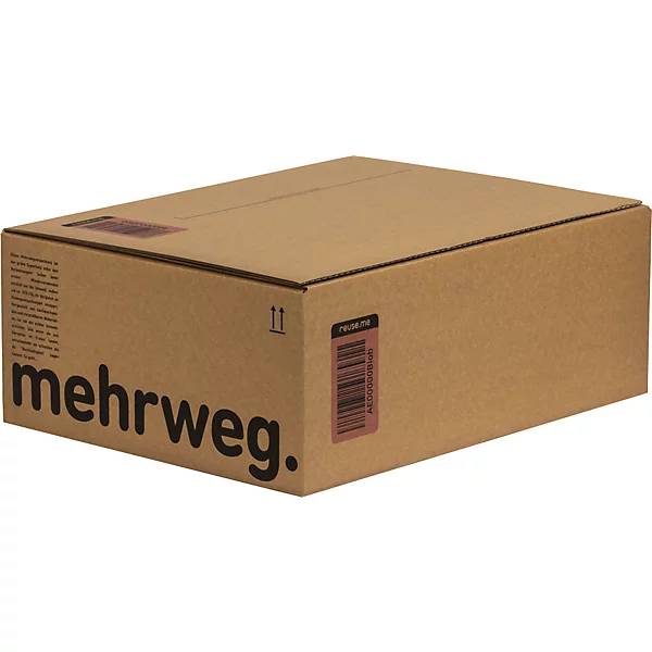 Mehrweg-Automatikkarton für reuse.me-System Innenmaße 394 x 294 x 140 mm VE 10 Stk. TAKKT Industrial &-0