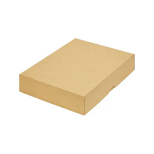 Stülpdeckelkarton zweiteilig Innenmaße 302 x 213 x 55 mm A4 braun Palette mit VE 2000 Stk. TAKKT Industrial &