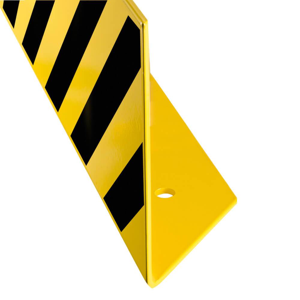 ROBUSTO Winkelschiene, Leitbord, gelb/schwarz, aufdübeln, Stahl, 20x10x100 cm-3