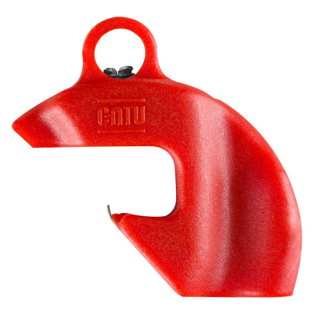 BIGPACK 10x CATU Sperrelement Clip Block, Schalten verboten, rot, Polyamid-2