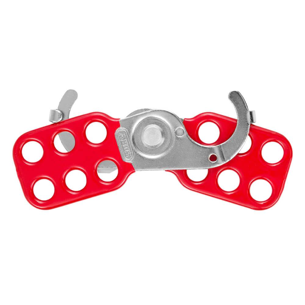 BIGPACK 10x ABUS Hauptschalter-Verriegelung H711 1'', rot, 4,5 x 1,2 x 11,8 cm-2