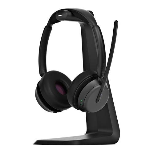 EPOS IMPACT 1000 MS UC ANC WL Stand - On-Ear Bluetooth-Headset (Stereo | ANC | inkl. Ladeständer & Zubehör) - schwarz-0