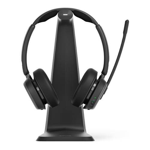 EPOS IMPACT 1000 MS UC ANC WL Stand - On-Ear Bluetooth-Headset (Stereo | ANC | inkl. Ladeständer & Zubehör) - schwarz-1