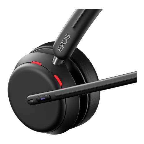 EPOS IMPACT 1000 MS UC Mono WL - Mono Bluetooth-Headset (ohraufliegend | ANC | inkl. Zubehör) - schwarz-4