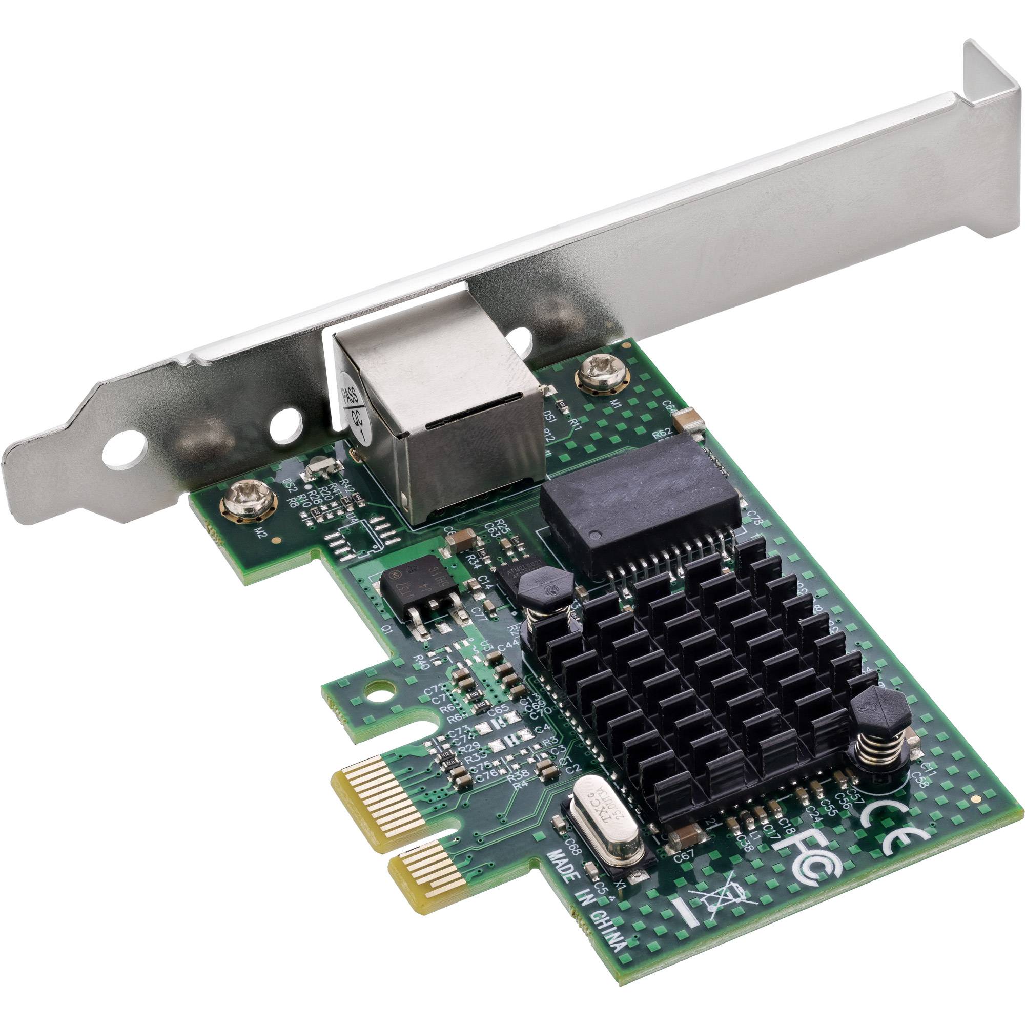 InLine® Gigabit PCIe Netzwerkkarte, RJ45, Low-Profile-1