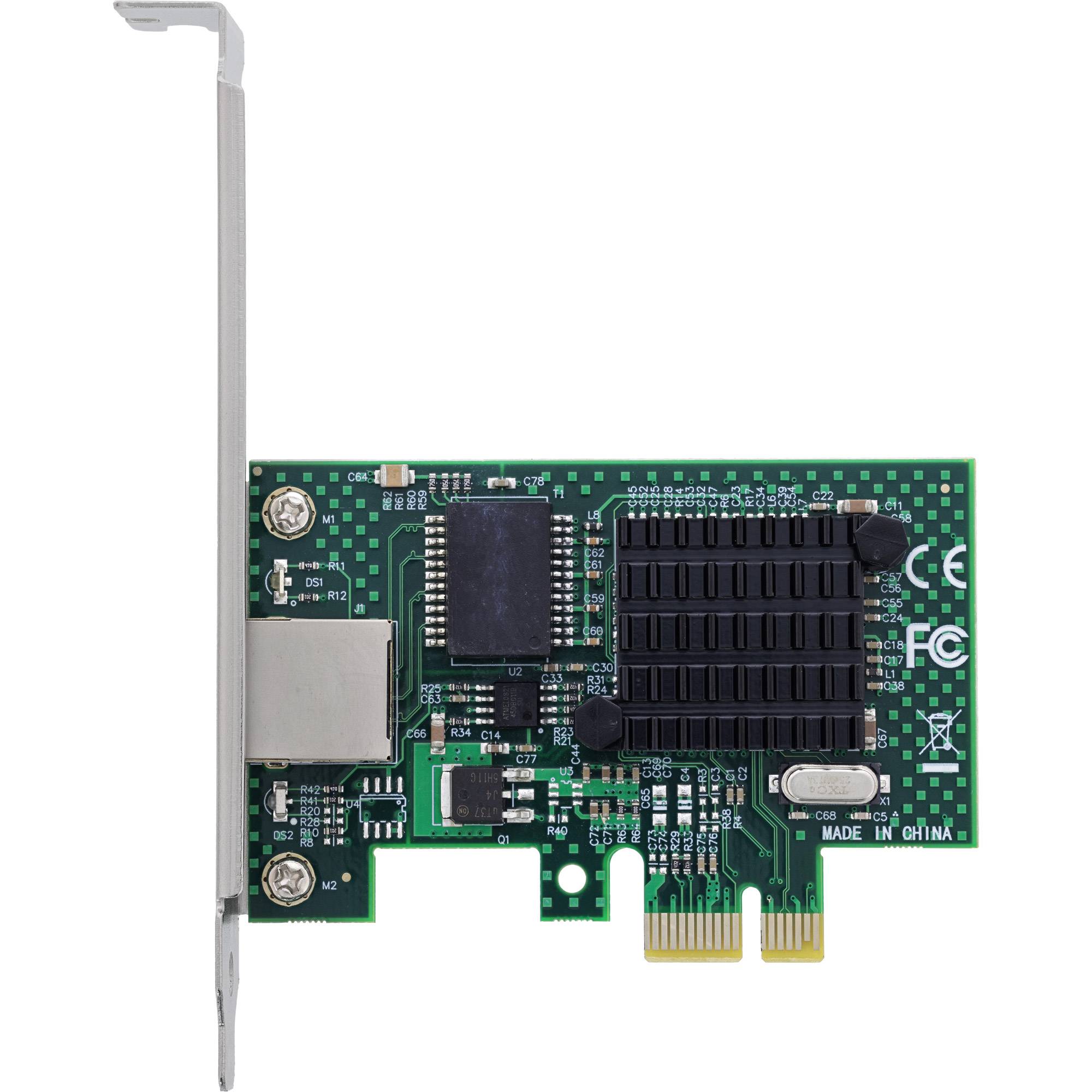 InLine® Gigabit PCIe Netzwerkkarte, RJ45, Low-Profile-2