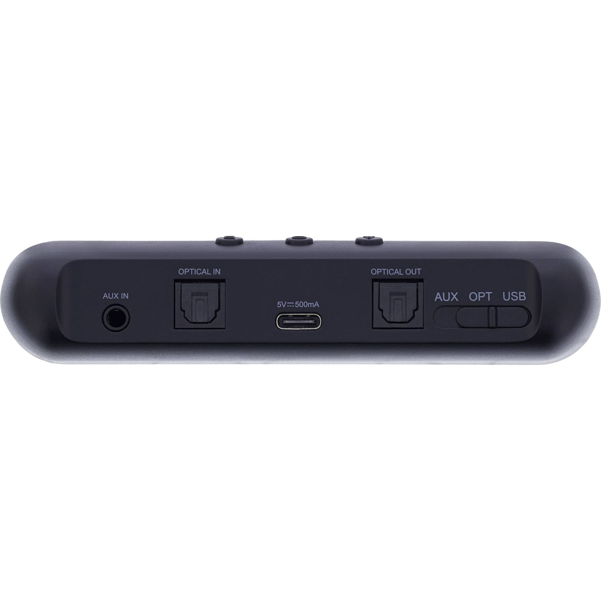 InLine® Bluetooth Audio Transmitter, Display, Sender, BT5.4, Klinke + Toslink-3