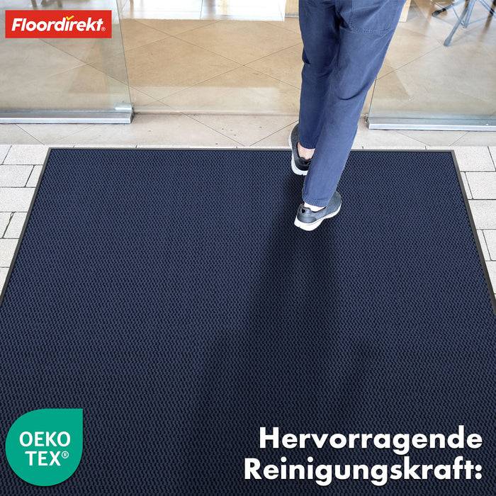 FLOORDIREKT Schmutzfangmatte Sky Novo - Robust & Rutschfest - Blau - 120 x 180 cm-4
