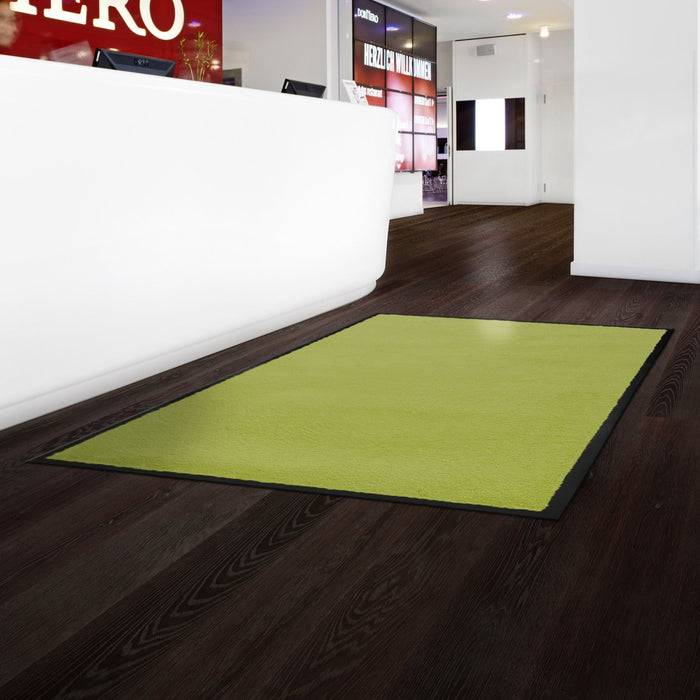 FLOORDIREKT Schmutzfangmatte Monochrom - Antistatisch & Rutschfest - Türkis - 90 x 150 cm-2