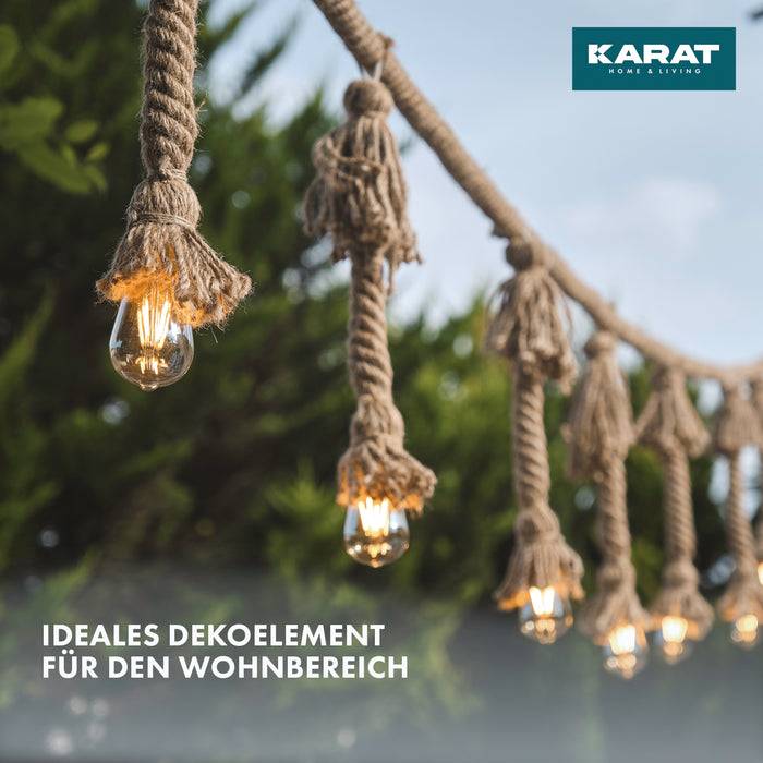 FLOORDIREKT Juteseil Arnold - Robustes Naturseil aus 100 % Jute - Ø 10 mm × 30 m-1