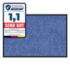 FLOORDIREKT Fußmatte Rhine - Schmutzfangmatte für Innen- & Außenbereiche - Blau - 40 x 60 cm