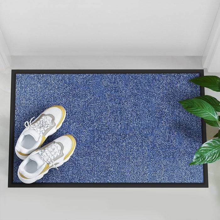 FLOORDIREKT Fußmatte Rhine - Schmutzfangmatte für Innen- & Außenbereiche - Blau - 40 x 60 cm-4