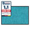 FLOORDIREKT Fußmatte Rhine - Schmutzfangmatte für Innen- & Außenbereiche - Türkis - 200 x 200 cm