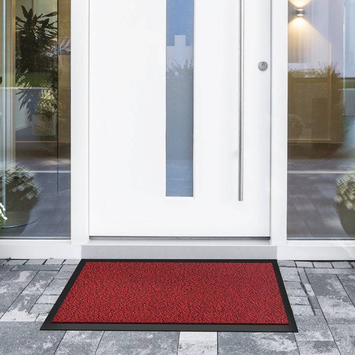 FLOORDIREKT Antistatik-Schmutzfangmatte Sky Performa - Robust & Strapazierfähig - 90 x 300 cm - Rot-4