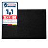 FLOORDIREKT Schmutzfangmatte Monochrom - Antistatisch & Rutschfest - Schwarz - 90 x 150 cm