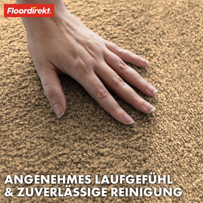FLOORDIREKT Schmutzfangmatte Domenico - Robust & Rutschfest - Beige - 50 x 80 cm-2