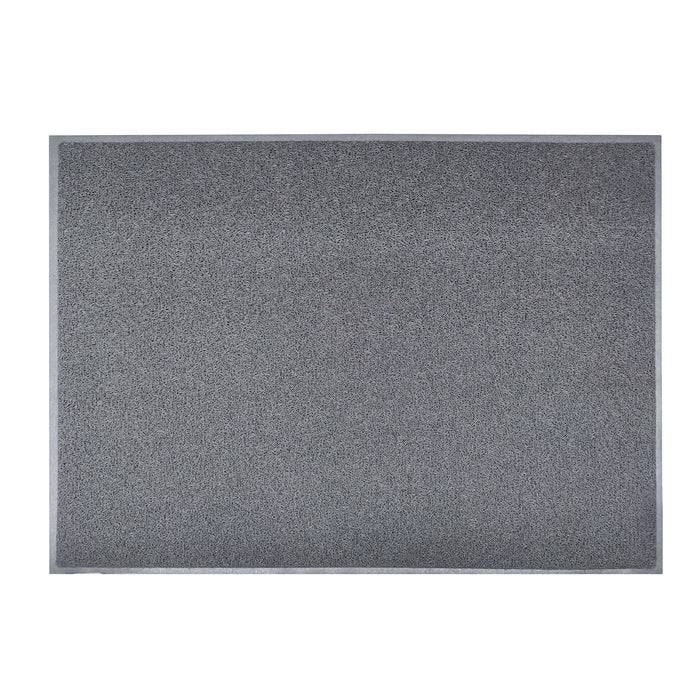 FLOORDIREKT Fußmatte - Vinyl Spaghettimatte Für Innen & Außen - Grau - 50 x 80 cm-0