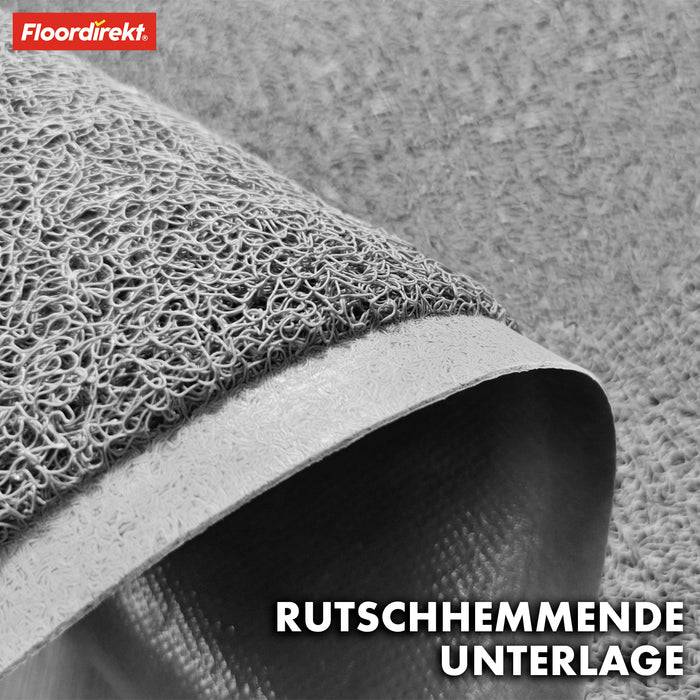 FLOORDIREKT Fußmatte - Vinyl Spaghettimatte Für Innen & Außen - Grau - 50 x 80 cm-3