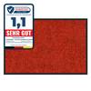 FLOORDIREKT Fußmatte Rhine - Schmutzfangmatte für Innen- & Außenbereiche - Rot - 200 x 200 cm
