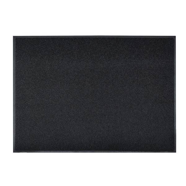 FLOORDIREKT Fußmatte - Vinyl Spaghettimatte Für Innen & Außen - Schwarz - 40 x 60 cm